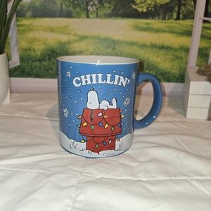 Snoopy 'Chillin'' Blue Mug